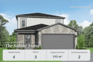 Casa The Sabine Stone en Lakes at Black Oak, Texas – 4 habitaciones, 3 baños