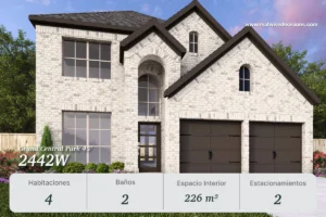 Propiedad 2442W en Grand Central Park Conroe, casas en venta cerca de Texas con 4 habitaciones y 226 m² 