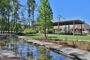 Mapas y anuncios de Grand Central Park Conroe Texas