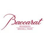 Logo oficial de Baccarat Residences Brickell Miami en tipografía elegante