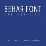 Logo de Behar Font Partners, firma de arquitectura detrás de Okan Tower Miami