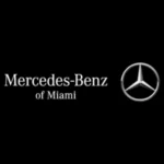 Logo oficial de Mercedes Benz en Miami, símbolo de innovación, elegancia y alto nivel en residencias de lujo.