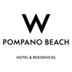 Logo de W Pompano Beach Hotel & Residences desarrollo de lujo frente al mar en Florida
